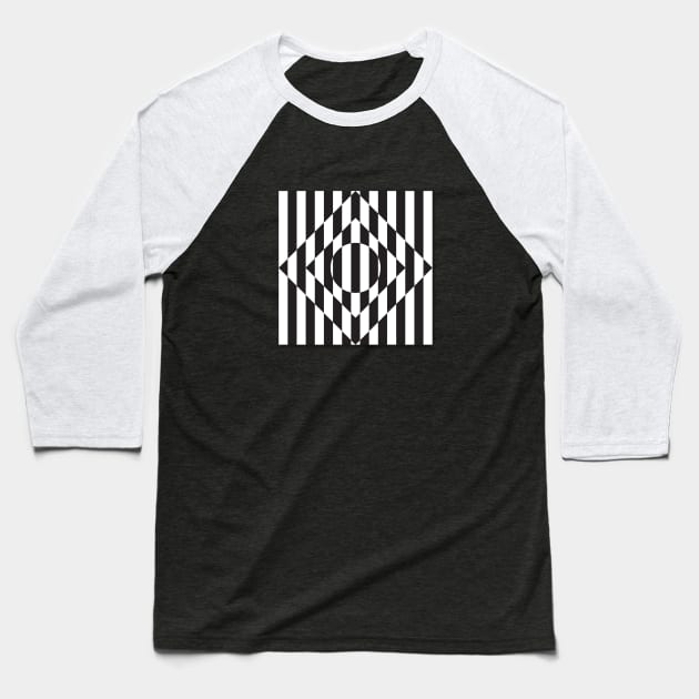 Stripes Baseball T-Shirt by Wearable Designs